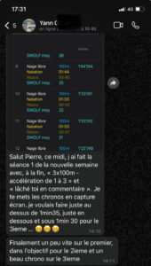 3x100 1’25